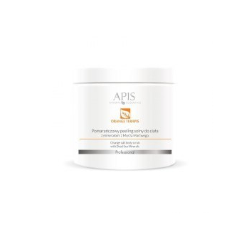 APIS Pomarańczowy peeling solny do ciała z minerałami z Morza Martwego   